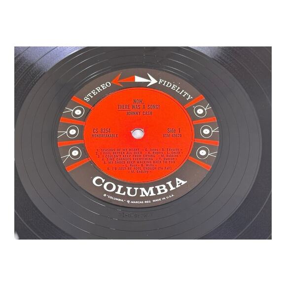 Johnny Cash "Now, There Was A Song" LP 1960 Columbia 6 eye CS8254 VG - Picture 5 of 7